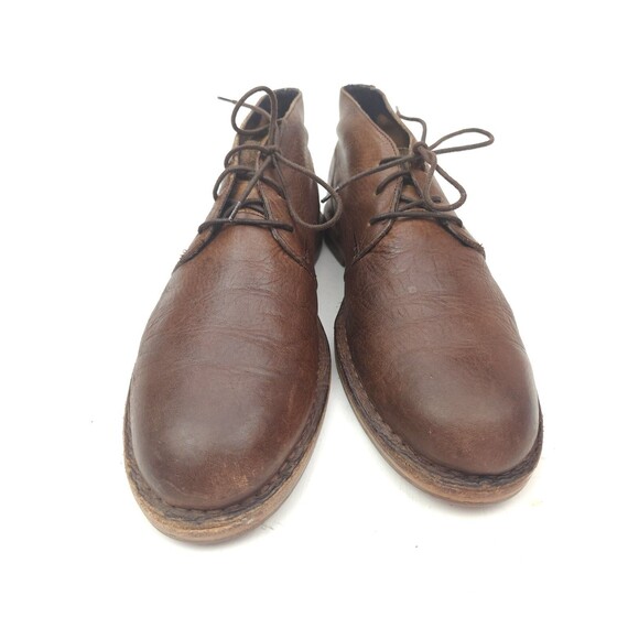 Cole Haan Mens 9 M Glenn Chukka Boots C11777 Brown Pebbled Leather Desert Boots main image 2